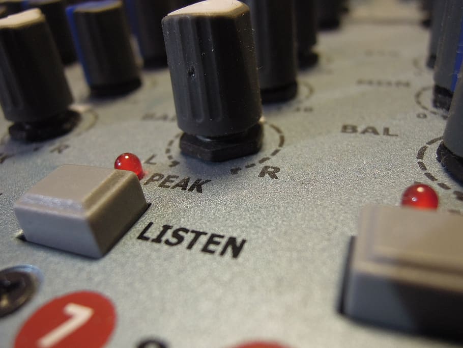 music, amplify, mixing, sound mixer, control, control panel HD wallpaper