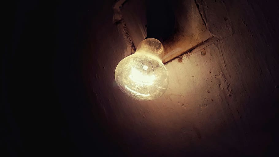 horror, bulb, dark, spooky, scary, danger, black, sign, evil HD wallpaper