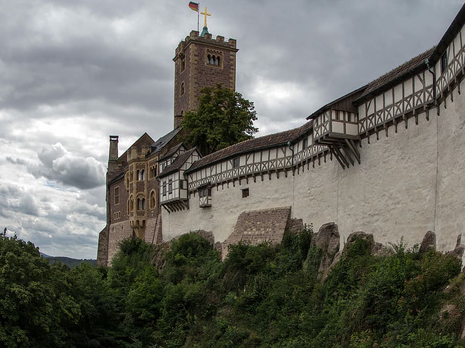 Thuringia, Germany, Eisenach, Castle, thuringia germany, wartburg castle HD wallpaper
