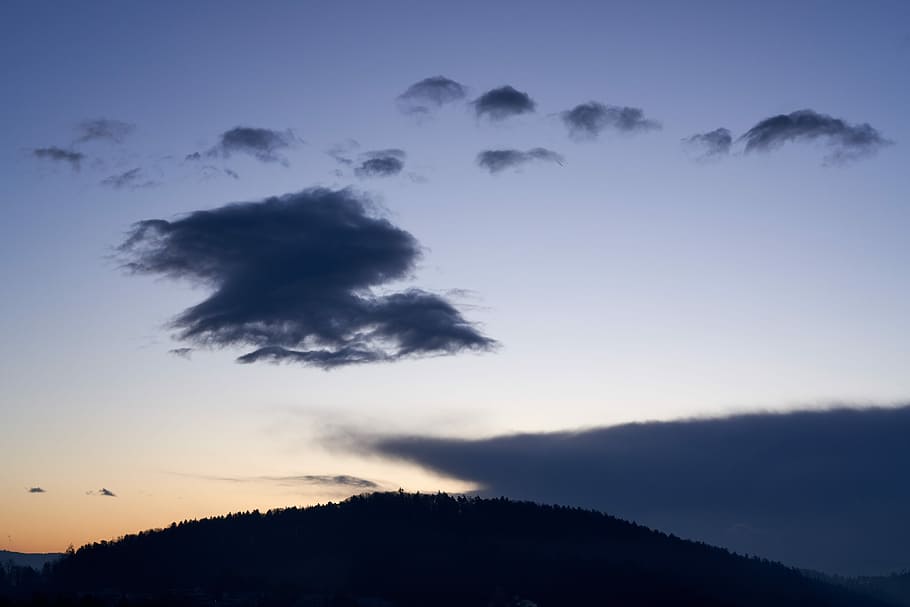 Color Composition by Nature, aerial photography of mountain, cloud HD wallpaper