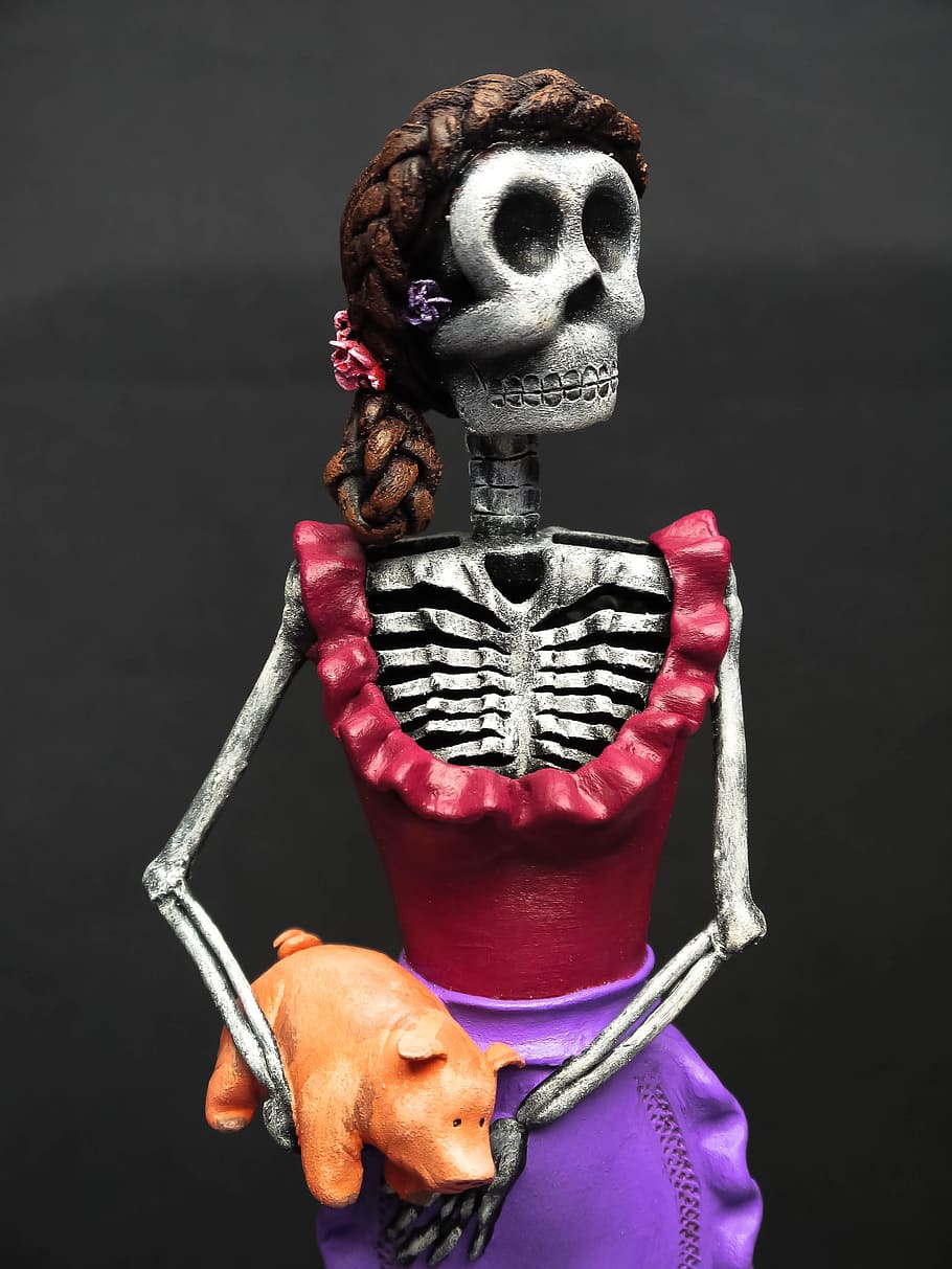catrina, calaca, mexico, indoors, studio shot, human representation HD wallpaper