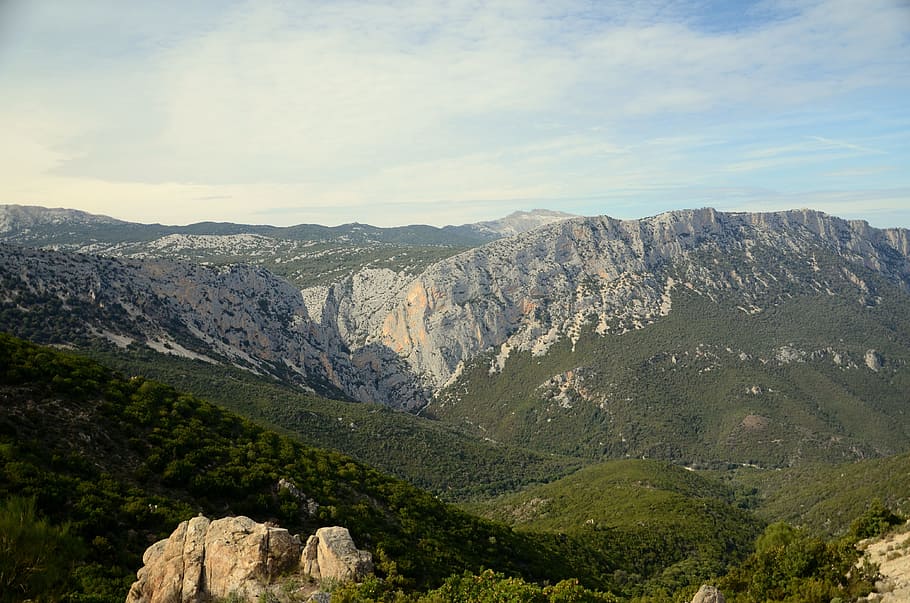 Sardinia, View, Nature, Mountains, landscape, holidays, autumn HD wallpaper