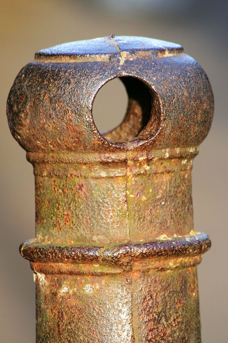 iron, post, metal, close-up, old, rusty, no people, weathered HD wallpaper