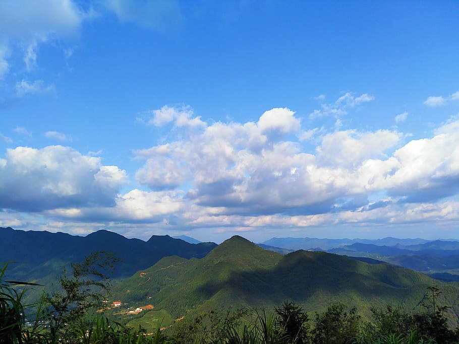 peak, cloud, the scenery, sky, cloud - sky, scenics, mountain HD wallpaper