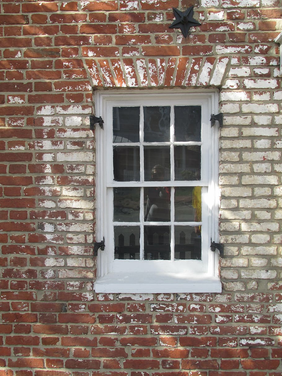 window, brick, house, built structure, wall, brick wall, architecture HD wallpaper