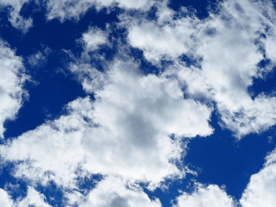 sky, clouds, blue, w, clouds sky, white, nature, cloudy, environment HD wallpaper