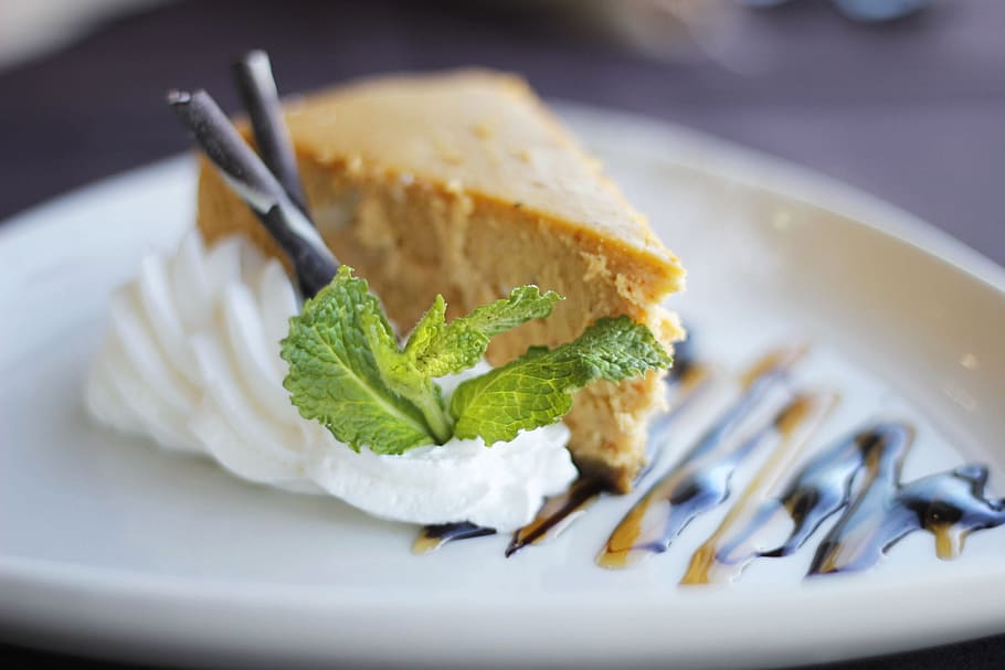 dessert, sweet, delicious, cake, pastry, white, gourmet, foo HD wallpaper