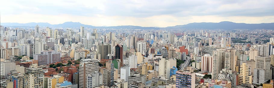 aerial view of high-rise buildings taken during daytime, são paulo, HD wallpaper