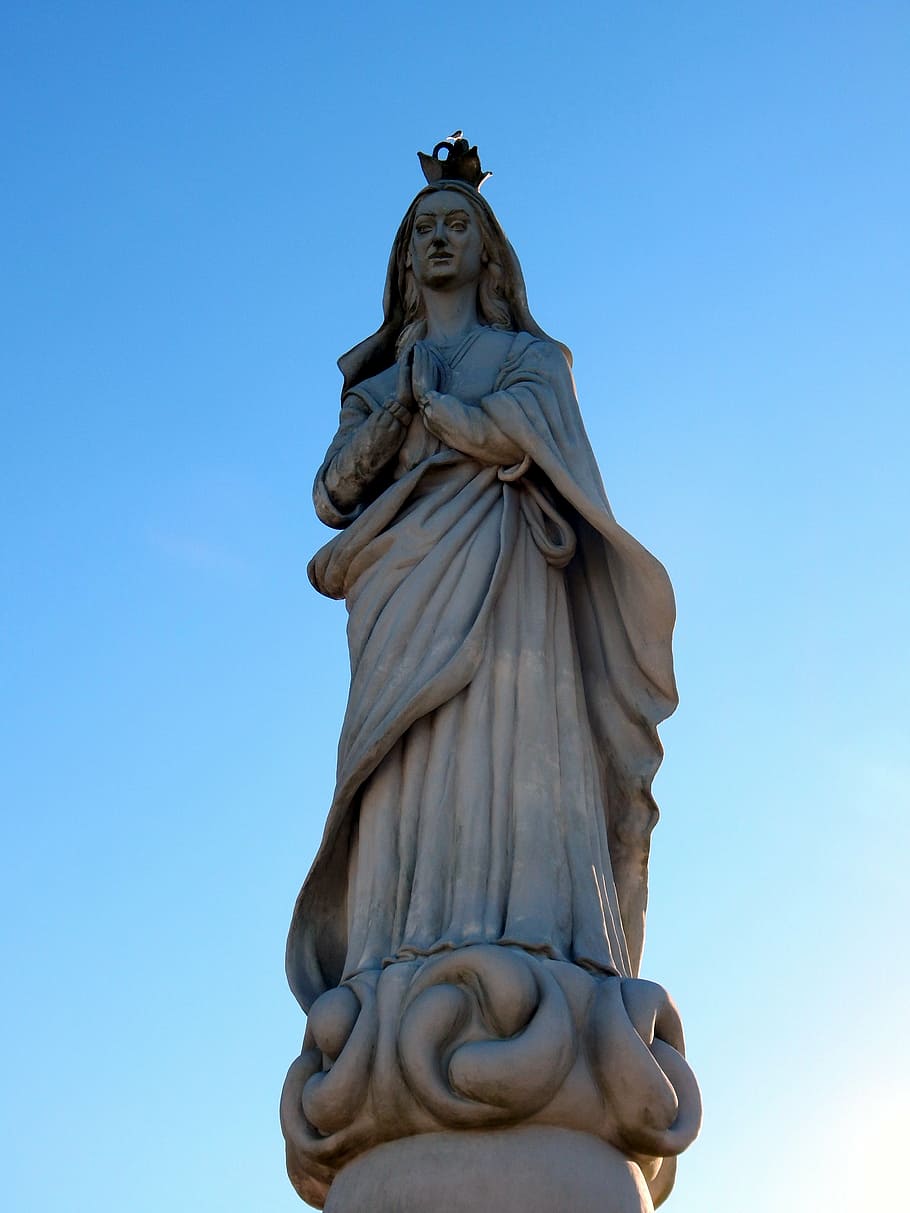 statue, sculpture, tourist park, nossa senhora da conceição, HD wallpaper