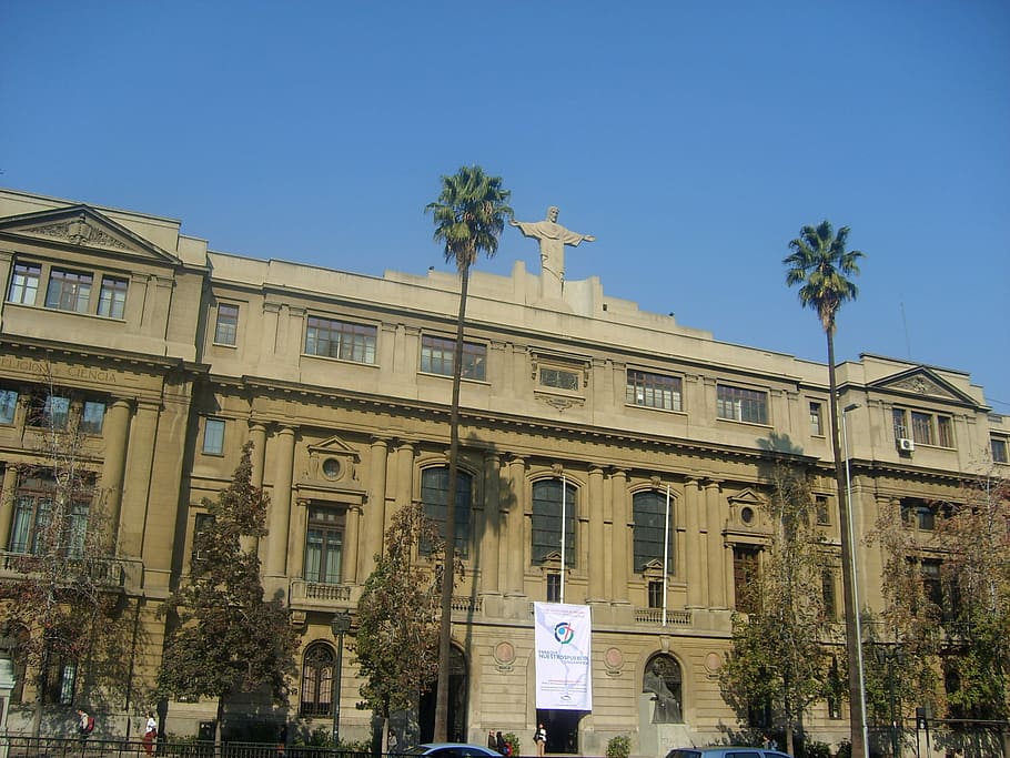 Pontificia Universidad Católica de Chile in Santiago, building, HD wallpaper