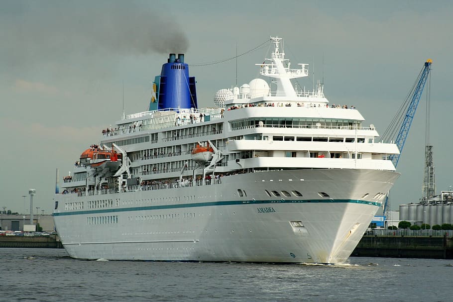 Cruise Ship, Cruise, Ship, amadea, traffic, maritime, sea, city, HD wallpaper