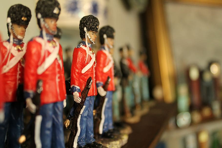 Tin Soldier, Close, red, blue, people, in a row, sport, sports uniform HD wallpaper