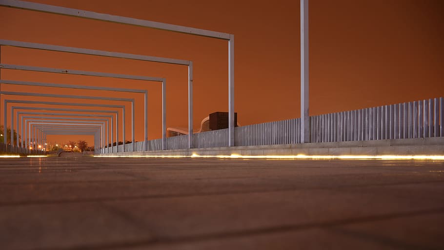 Building, Steel, Box, Night, Bridge, architecture And Buildings HD wallpaper