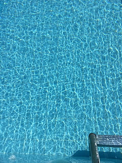 Swimming Pool, Water, Wave, Pattern, wave pattern, sun reflection HD wallpaper