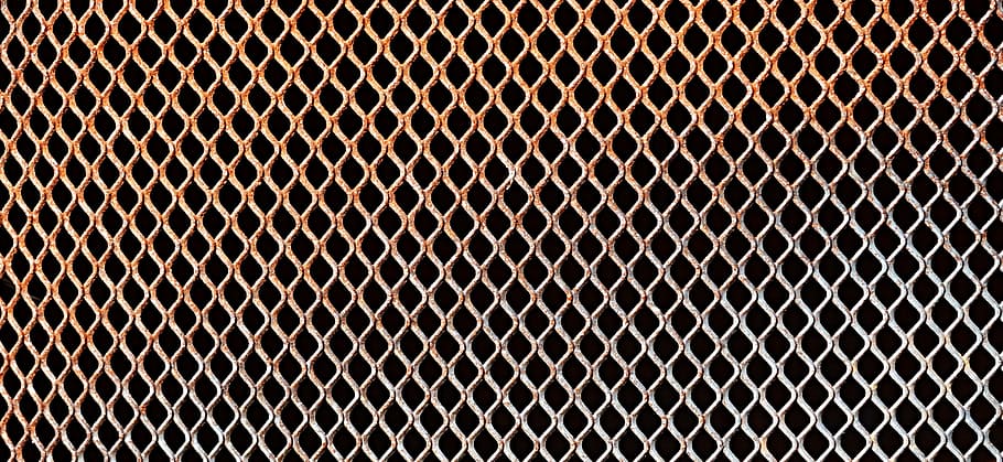 gray wired screen, grate, pattern, mesh, grill, grid, texture, HD wallpaper