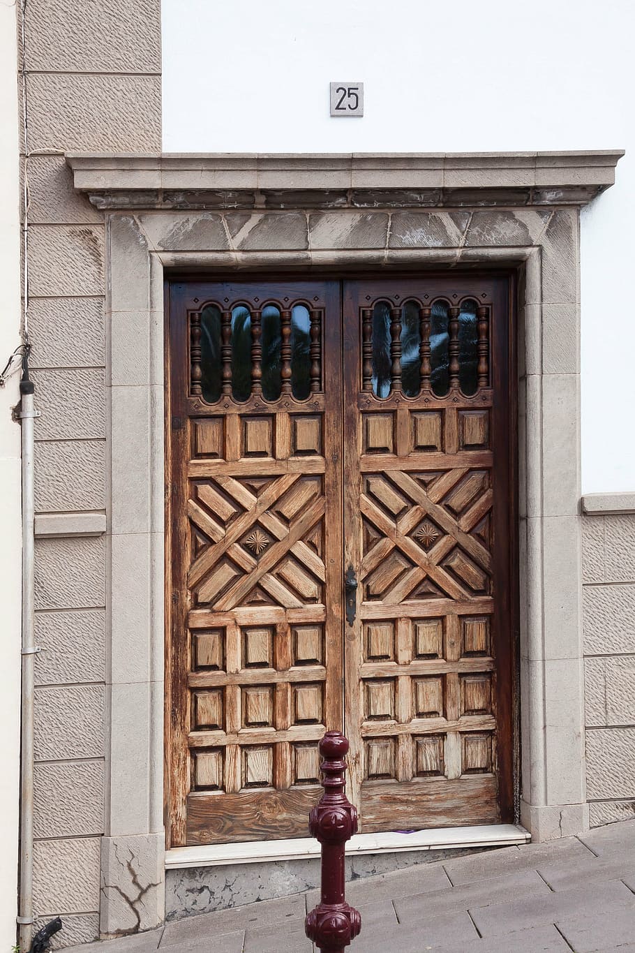 door, town home, input, elegant, simply, typical, fine, wood HD wallpaper