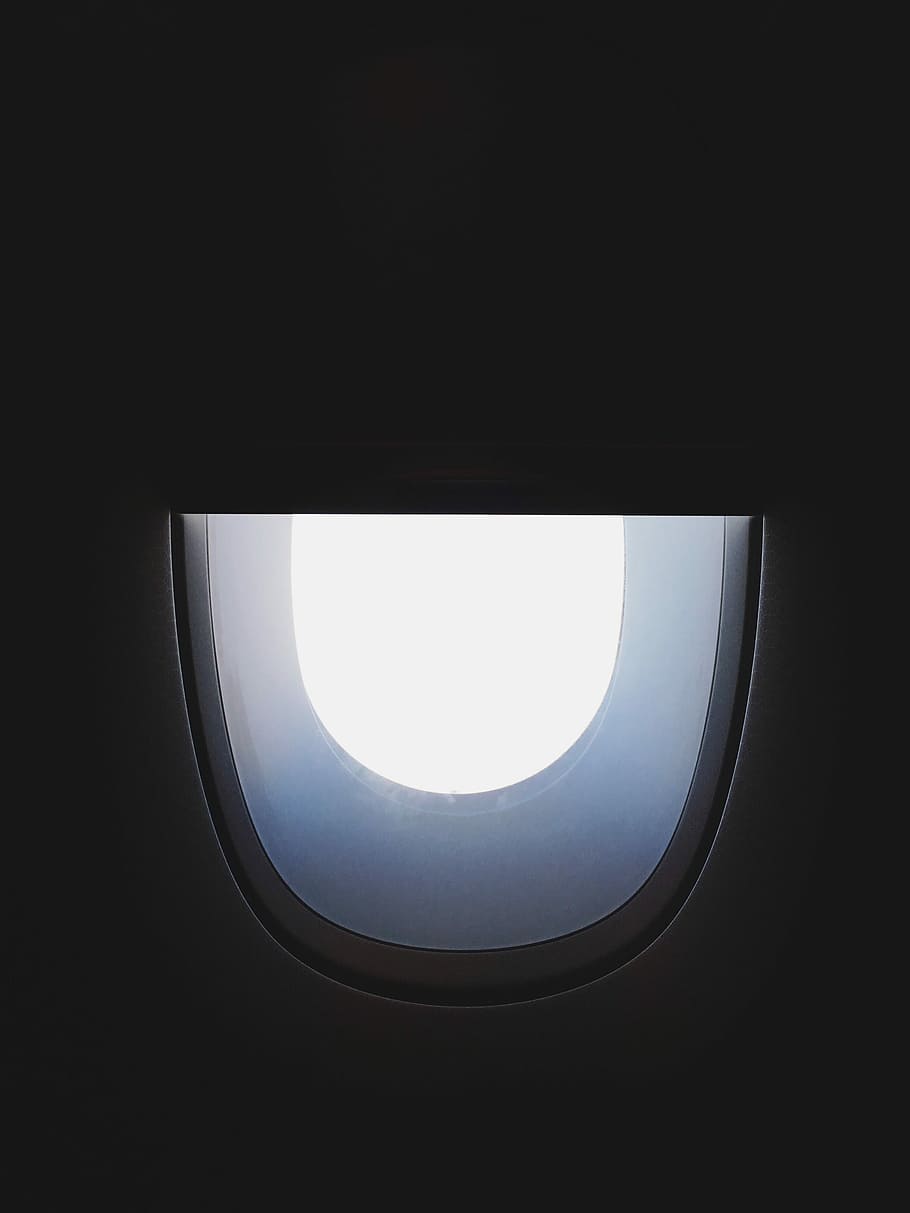 white window plane, untitled, plane window, minimal, monochrome, HD wallpaper