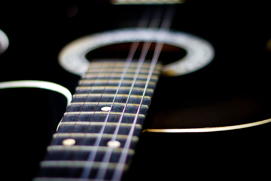 guitar, strings, music, stringed instruments, song, creativity HD wallpaper