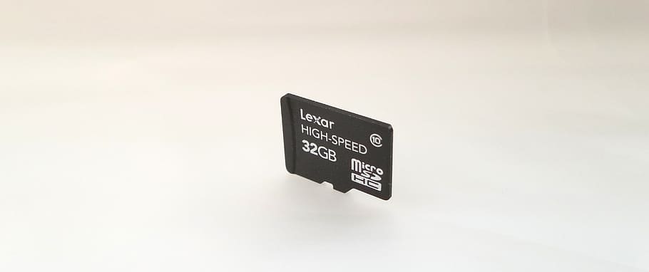 Sd, Card, White, Background, micro, 32gb, lexar, memory, storage HD wallpaper