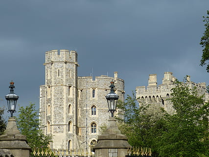 windsor castle, architecture, fortress, building, middle ages HD wallpaper