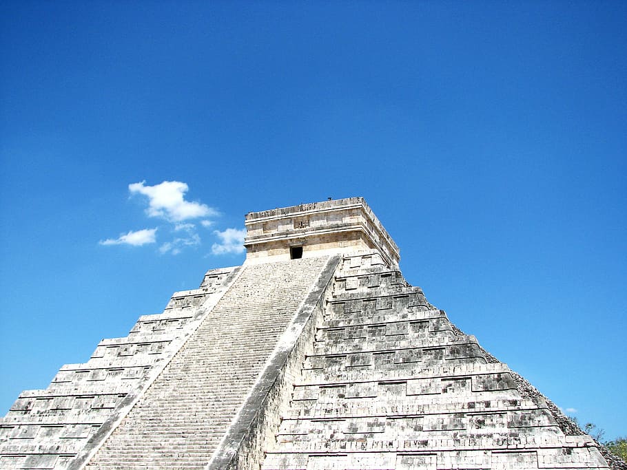 chichen itza, el castillo, mayan, yucataan, architecture, history, HD wallpaper