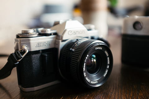 Canon AE-1 camera, objects, camera - Photographic Equipment, photography Themes HD wallpaper
