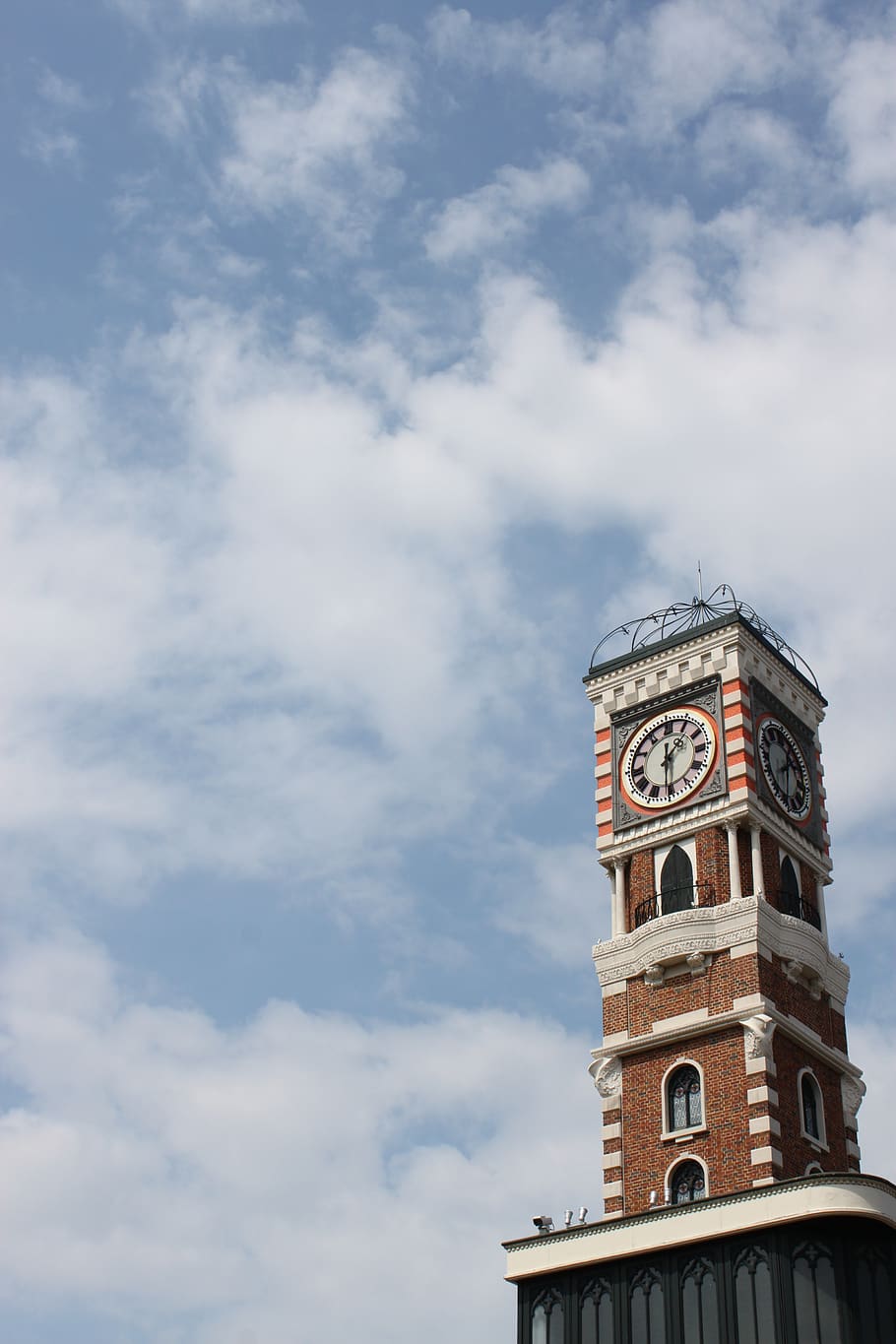 sky, tower, the scenery, cloud - sky, low angle view, built structure HD wallpaper