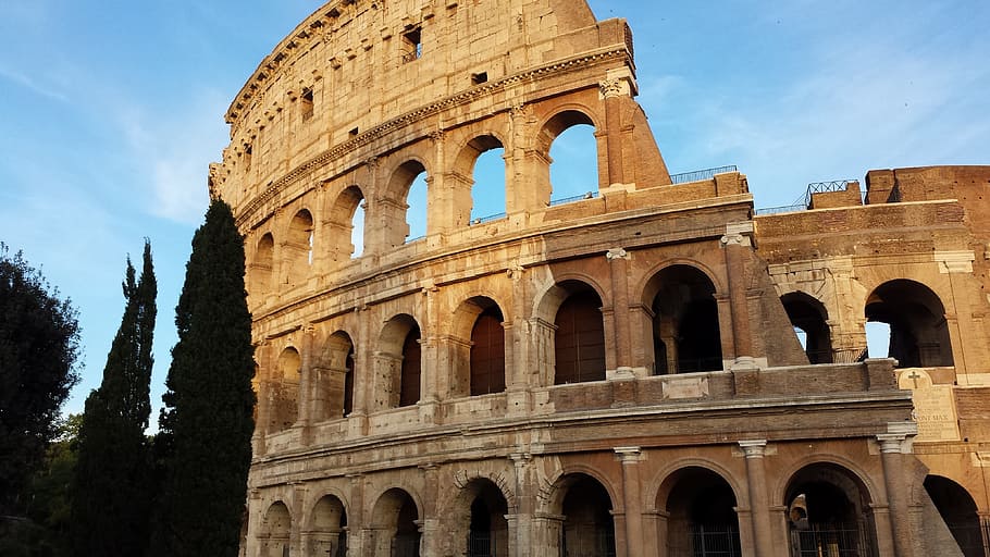 colloseum, rome, ancient, architecture, italy, tourism, monument, HD wallpaper