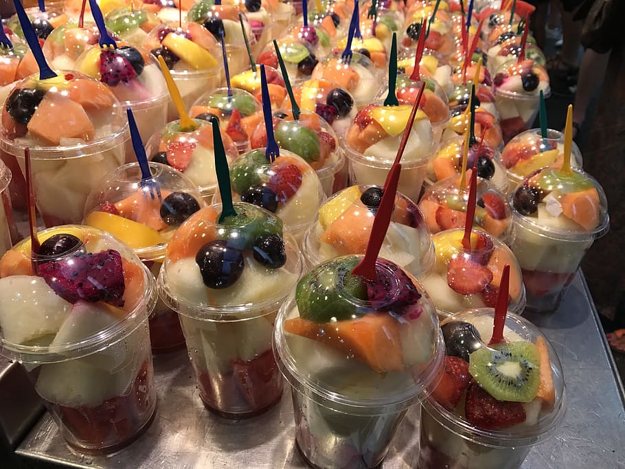 shopping, fruit, refreshment, barcelona, spain, city trip, food and drink HD wallpaper