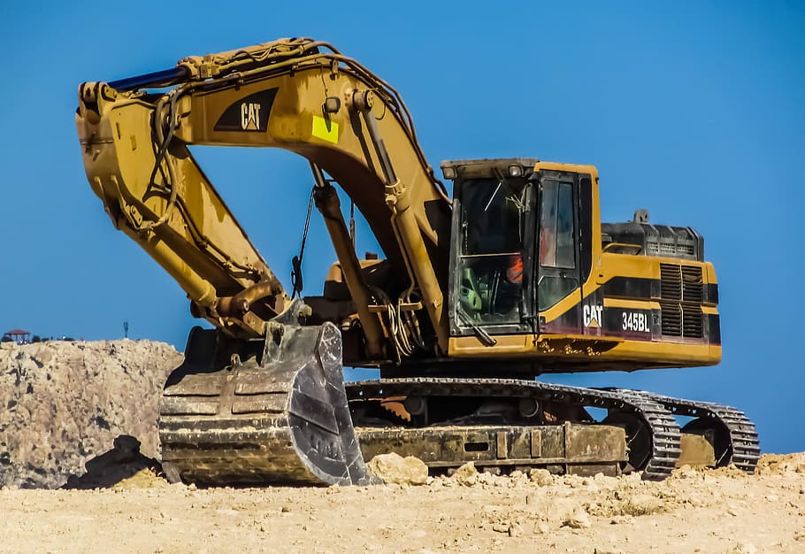 Excavator, Heavy, Machine, Equipment, heavy machine, construction, HD wallpaper
