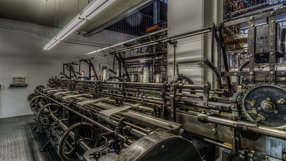 Knitting Automat, Technology, historically, hdr, factory, industry HD wallpaper