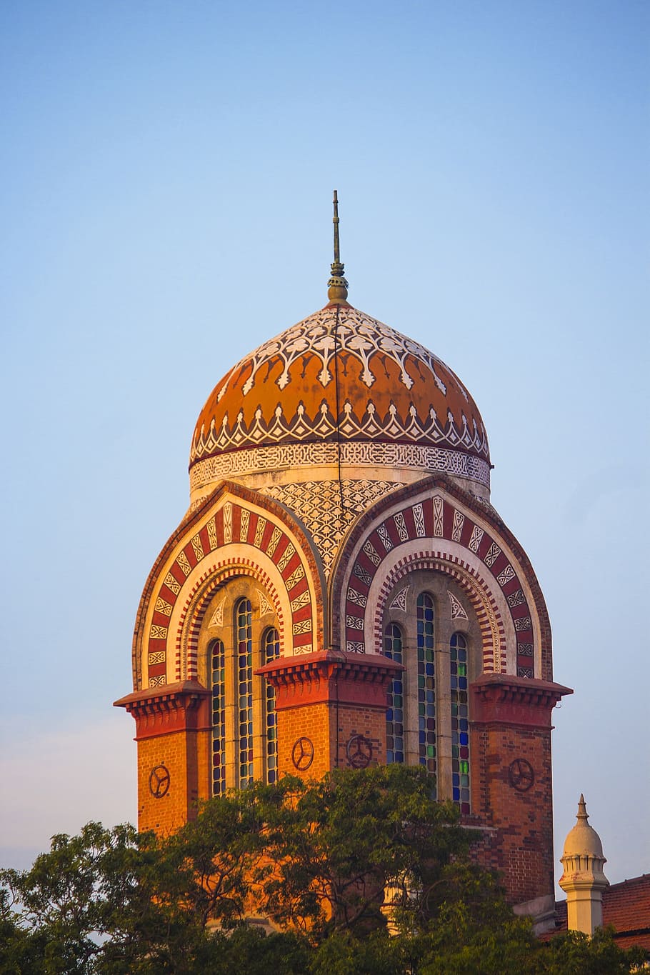 architectural photography of building, chennai, madras, university of madras