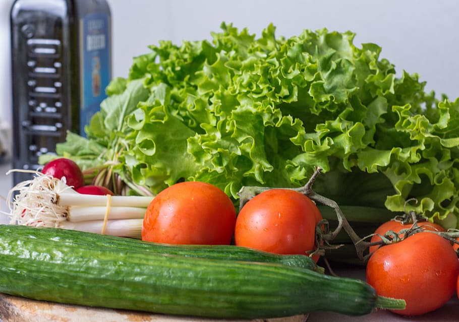 Tomatoes, Vegetables, Healthy, Cucumber, food, fresh, organic HD wallpaper