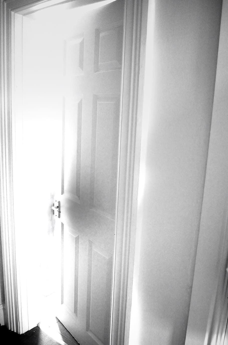 open white wooden door, Doors, Unknown, Mystery, Start, new, light, HD wallpaper