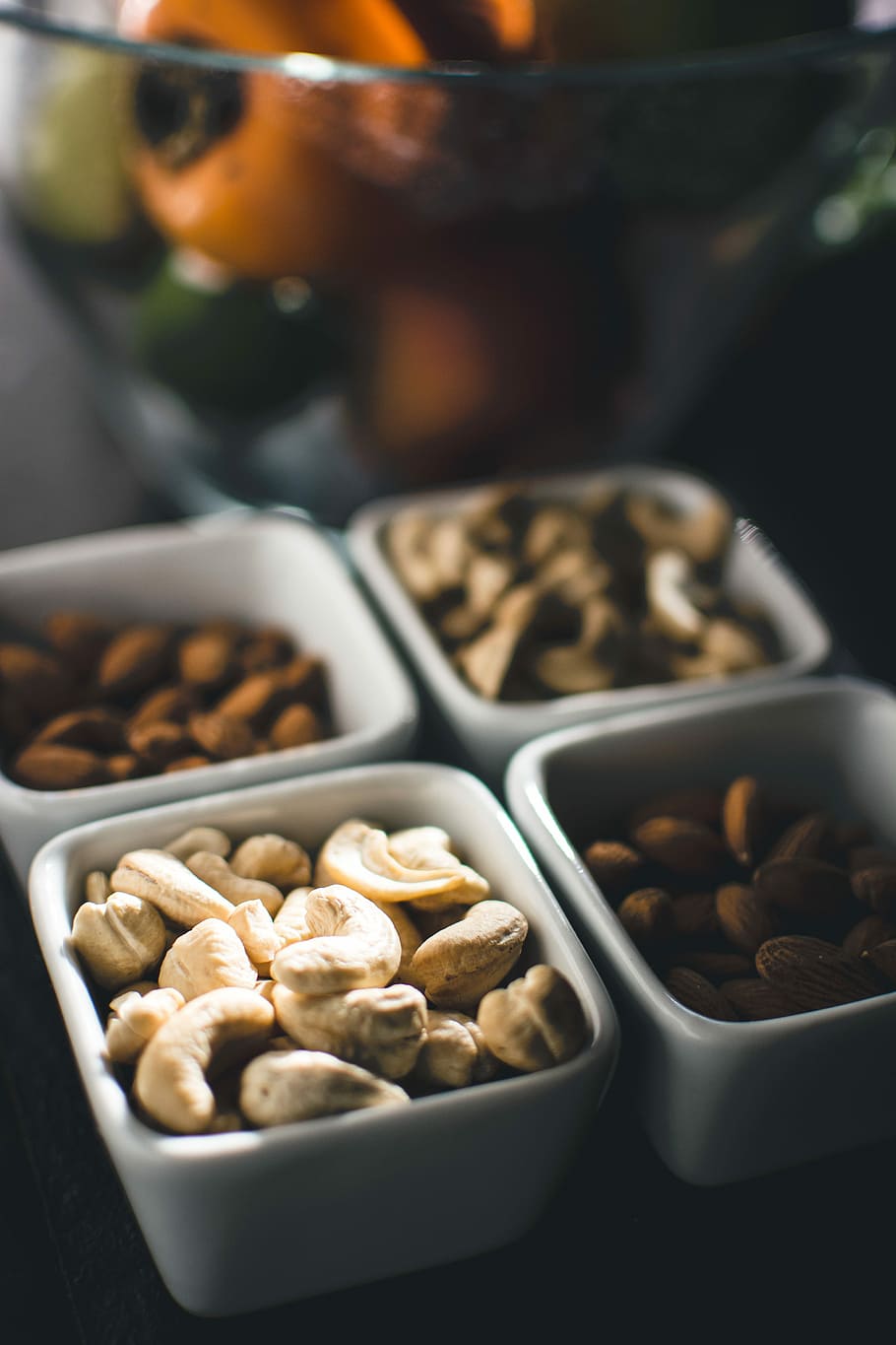 Nuts with fruit, cashew, close up, healthy, food, no People, selective Focus HD wallpaper