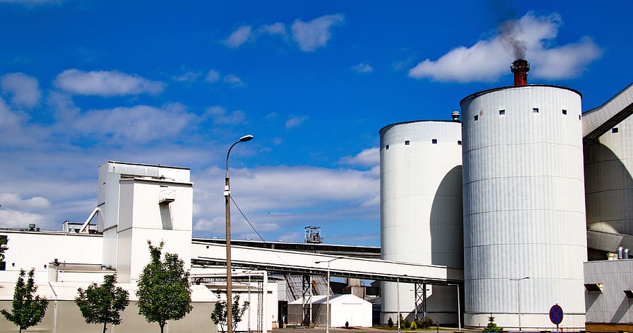 factory, plant, technology, building exterior, built structure HD wallpaper