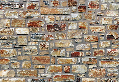 brown brick wall, facade, clinker, panel, quarry stone, natural stone HD wallpaper