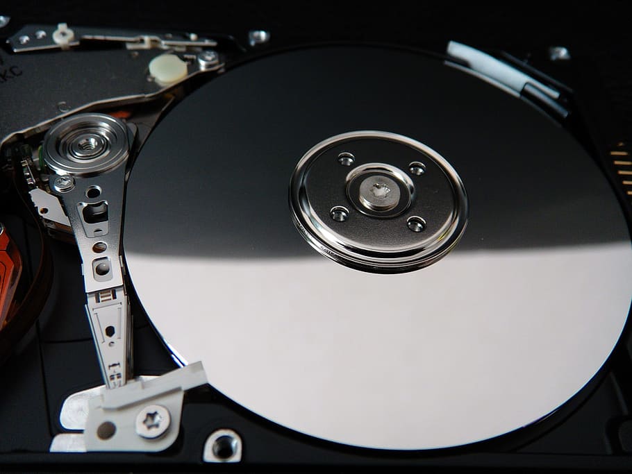 black and silver case, hard disk, storage, computer, hardware HD wallpaper