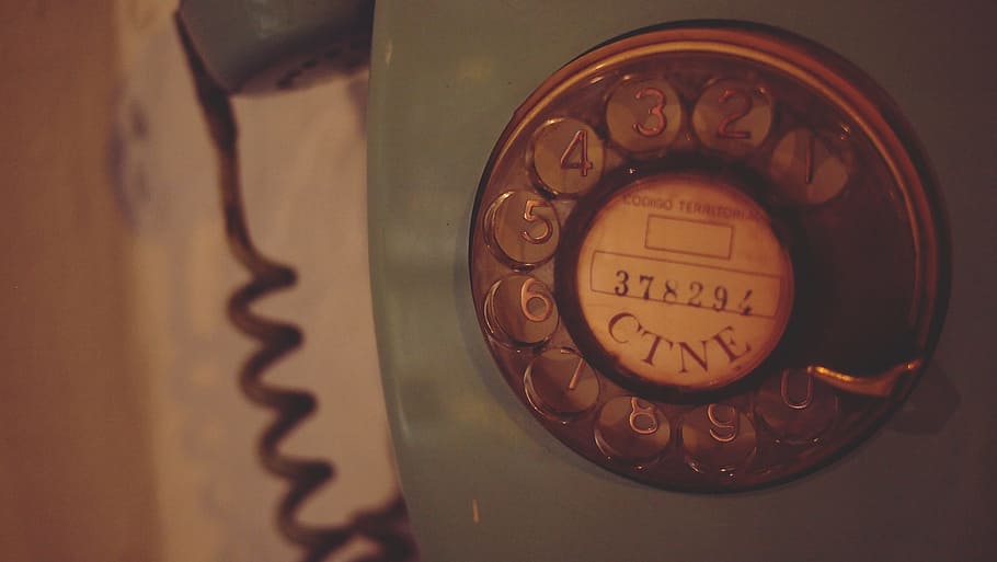 Retro Wall Telephone, technology, old-fashioned, retro Styled