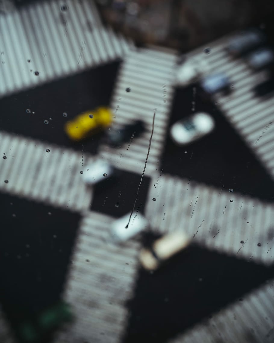 untitled, window, water, drops, city, street, no people, close-up HD wallpaper