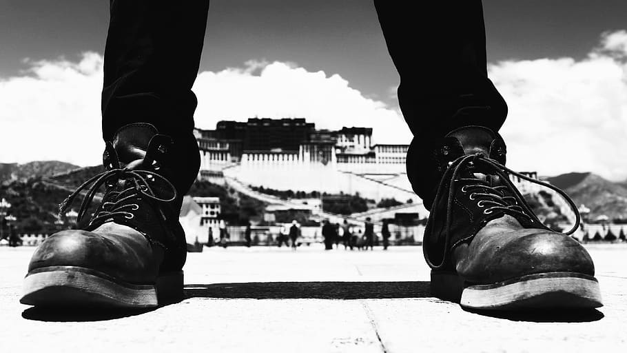 Potala Palace, Travel, the potala palace, tibet, lhasa, shoe, HD wallpaper