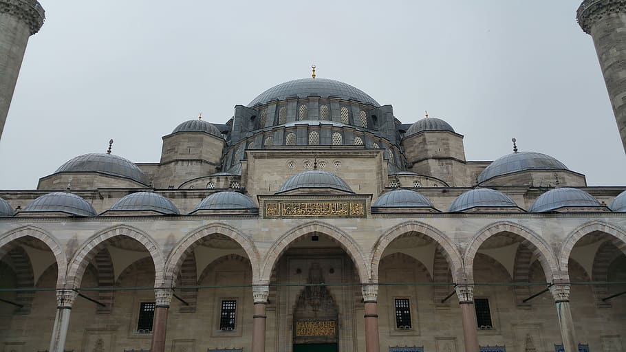 Blue Mosque, Islam, Landmark, minaret, arch, architecture, built structure HD wallpaper