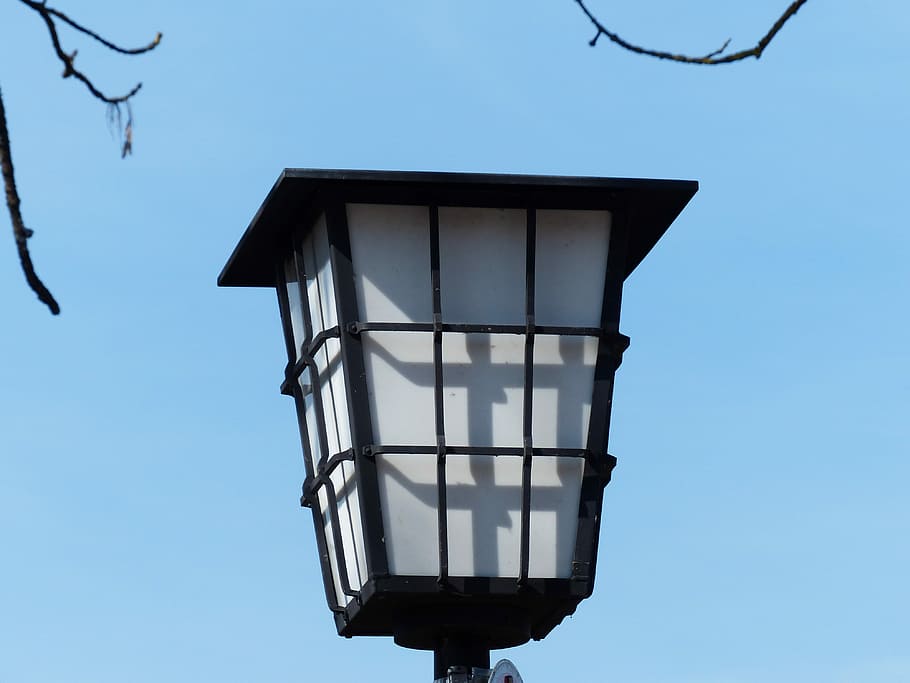 Lamp, Lighting, Lantern, street lamp, low angle view, clear sky HD wallpaper