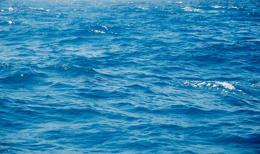 waves of body of water, texture, pattern, blue, nature, color HD wallpaper