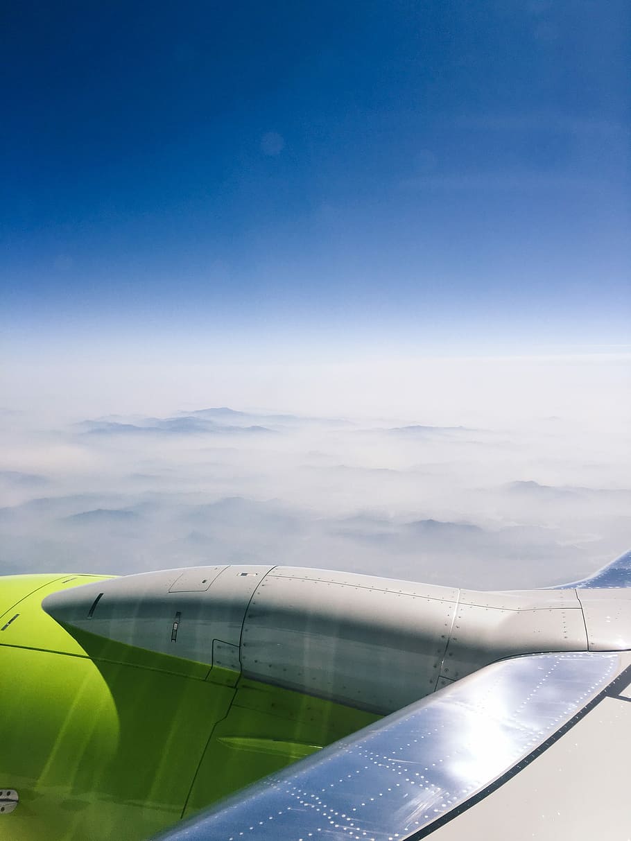 Plane, Airplane, Cloud, Wing, sky, transportation, flying, cloud - sky HD wallpaper