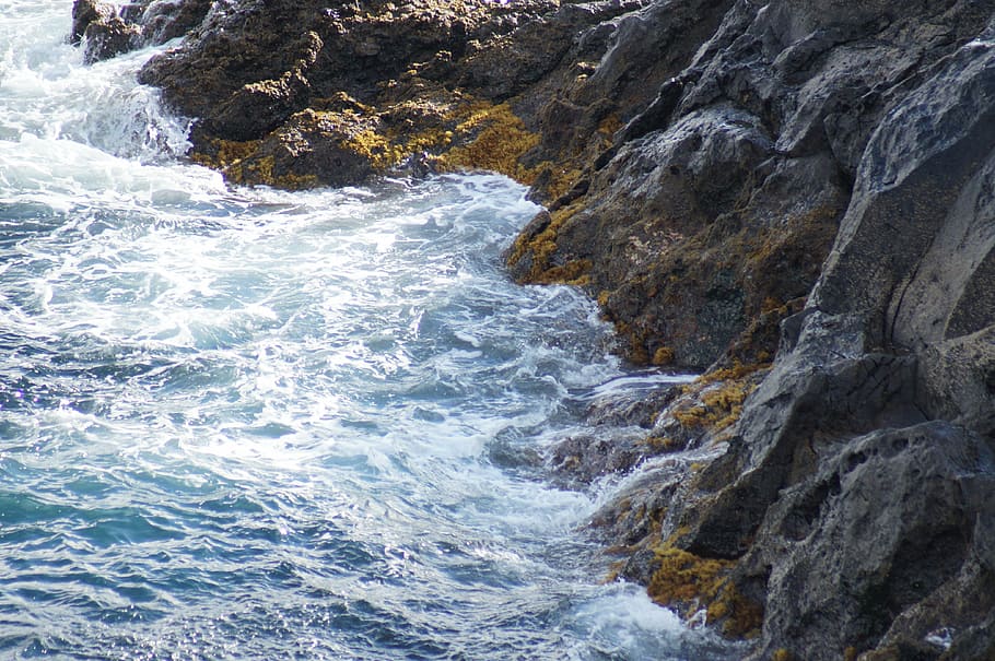 surf, flood, wave, spray, wind, dangerous, sea, water, holiday HD wallpaper