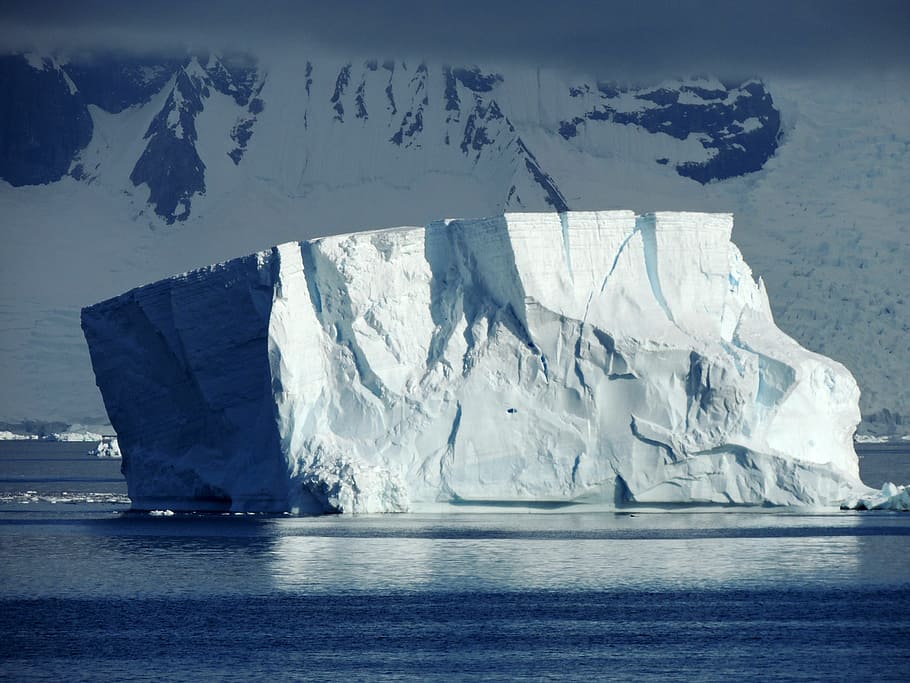 iceberg, en, antarctica, cold temperature, snow, winter, water HD wallpaper