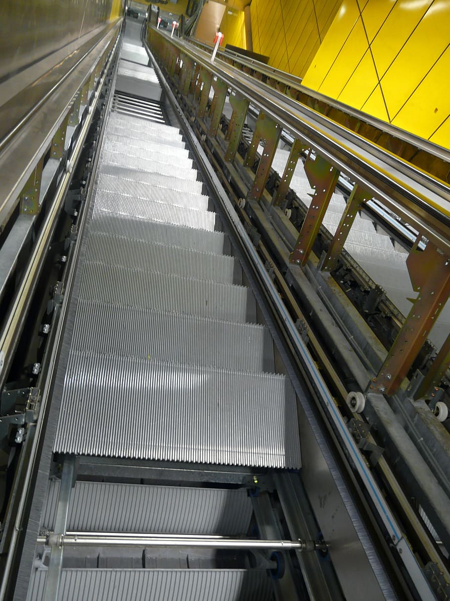 Escalator, Stairs, Repair, gradually, maintenance, roller platform