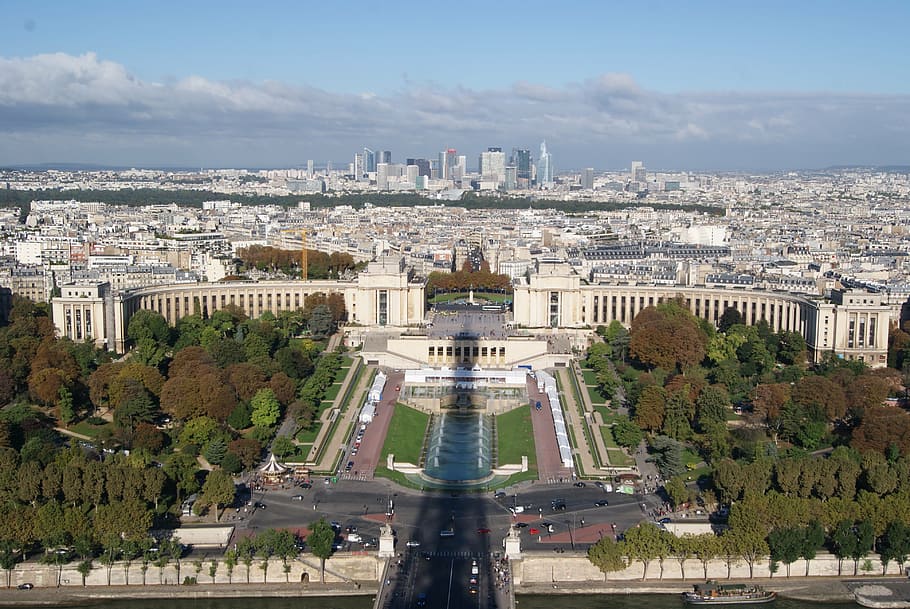 paris, eiffel tower, trocadéro, building exterior, architecture HD wallpaper