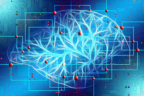 blood veins illustration, artificial intelligence, brain, think HD wallpaper